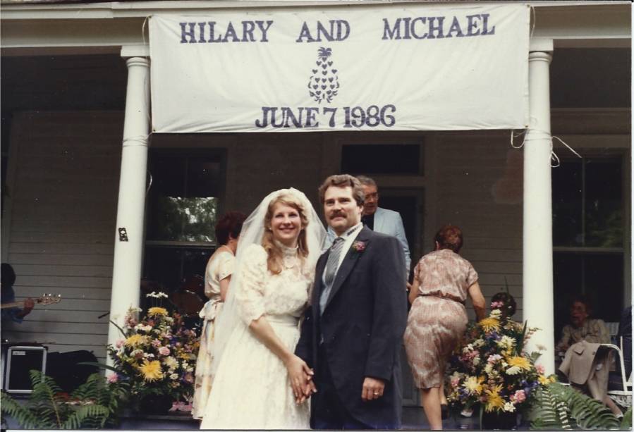 Michael Byron Randall & Hilaray Hunter Orr-Randall - Wedding day.