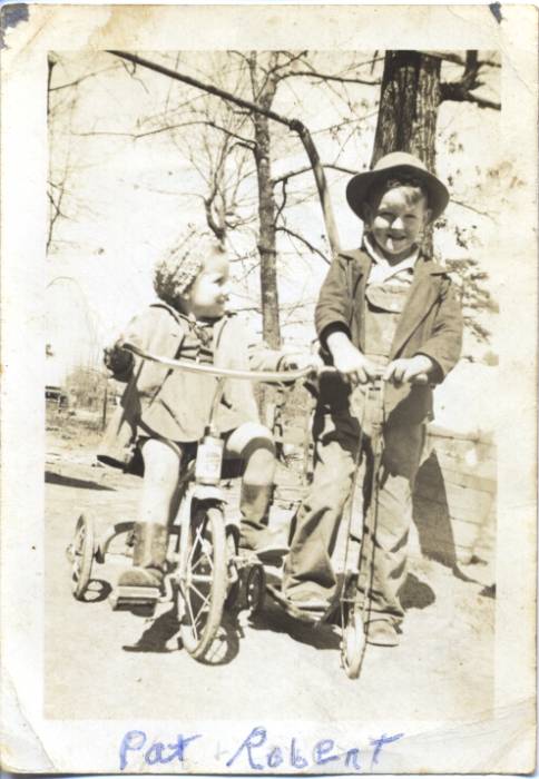 Patt - Approx. age 4 years old (on tricycle)