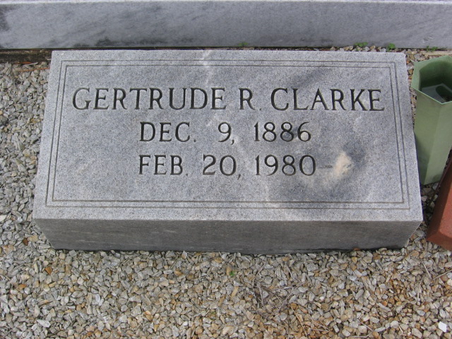 Gertrude Randall (Dec. 9, 1886 - Feb. 20, 1980)