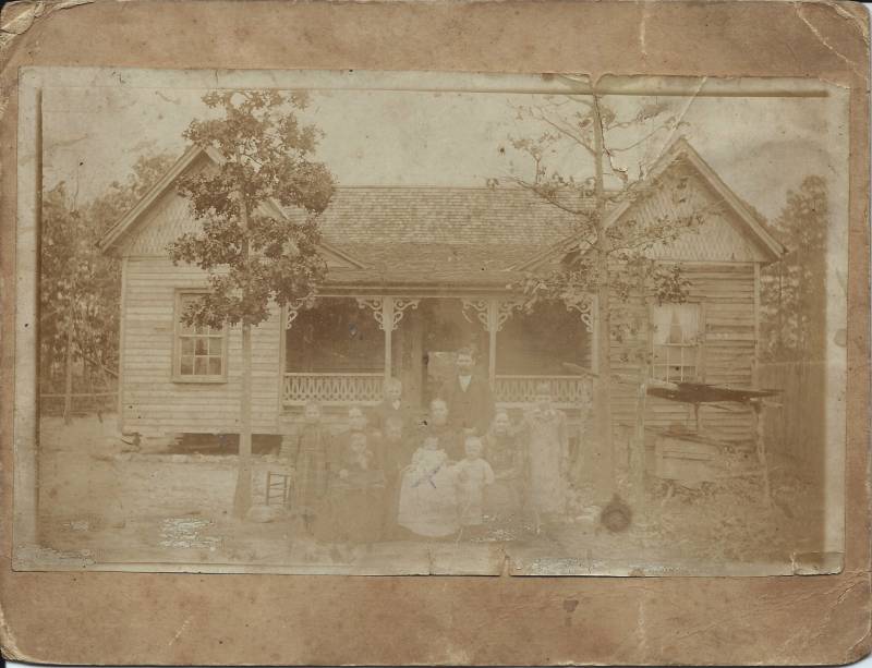 Henry Oran Randall - Family Photo. Circa 1894-95.