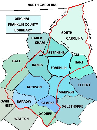 The Original Franklin County. 1784