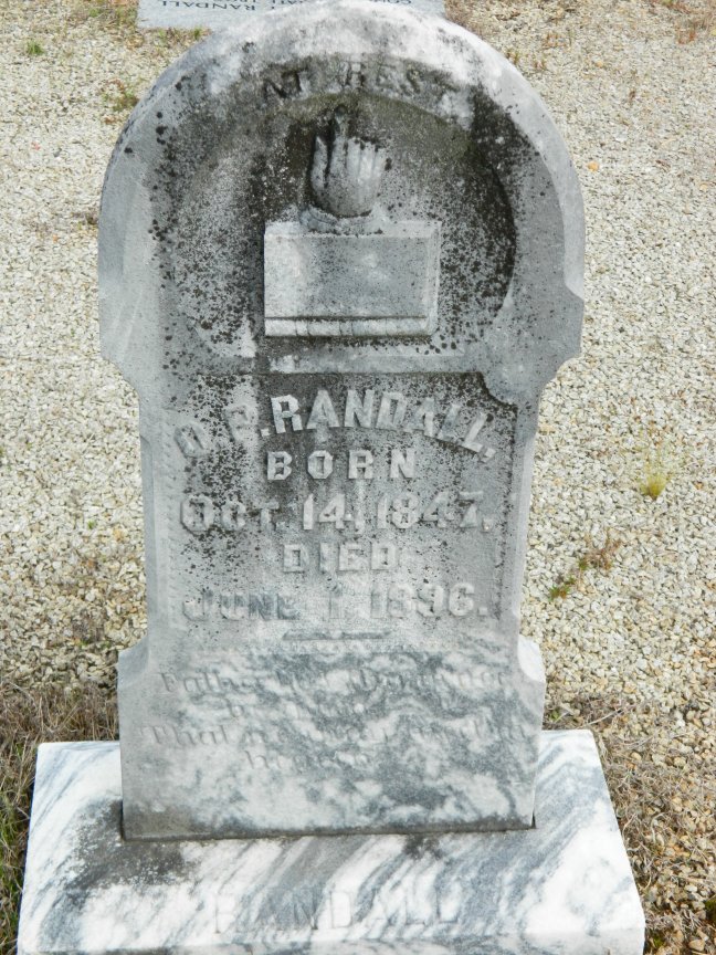 Tombstone for Oney Pickney Randall