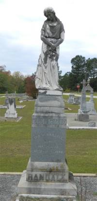 Full tombstone of Ira W. Randall (May 4, 1839 - May 15, 1898)