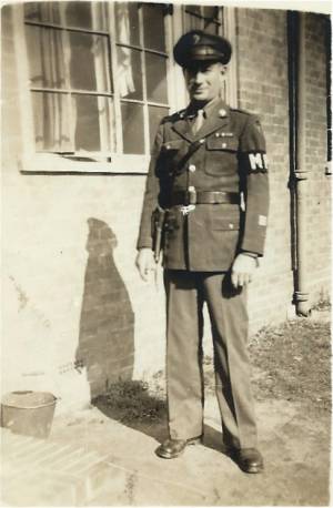 Ralph Aaron Randall in MP uniform