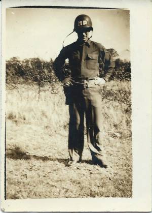 Ralph Aaron Randall in MP uniform. 1944.