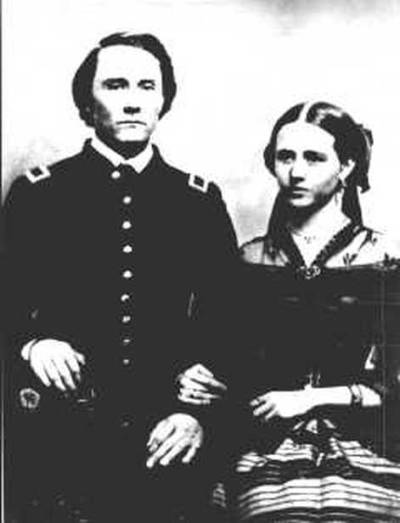 Horace Randal and his 1st wife, Julia S. Bassett.