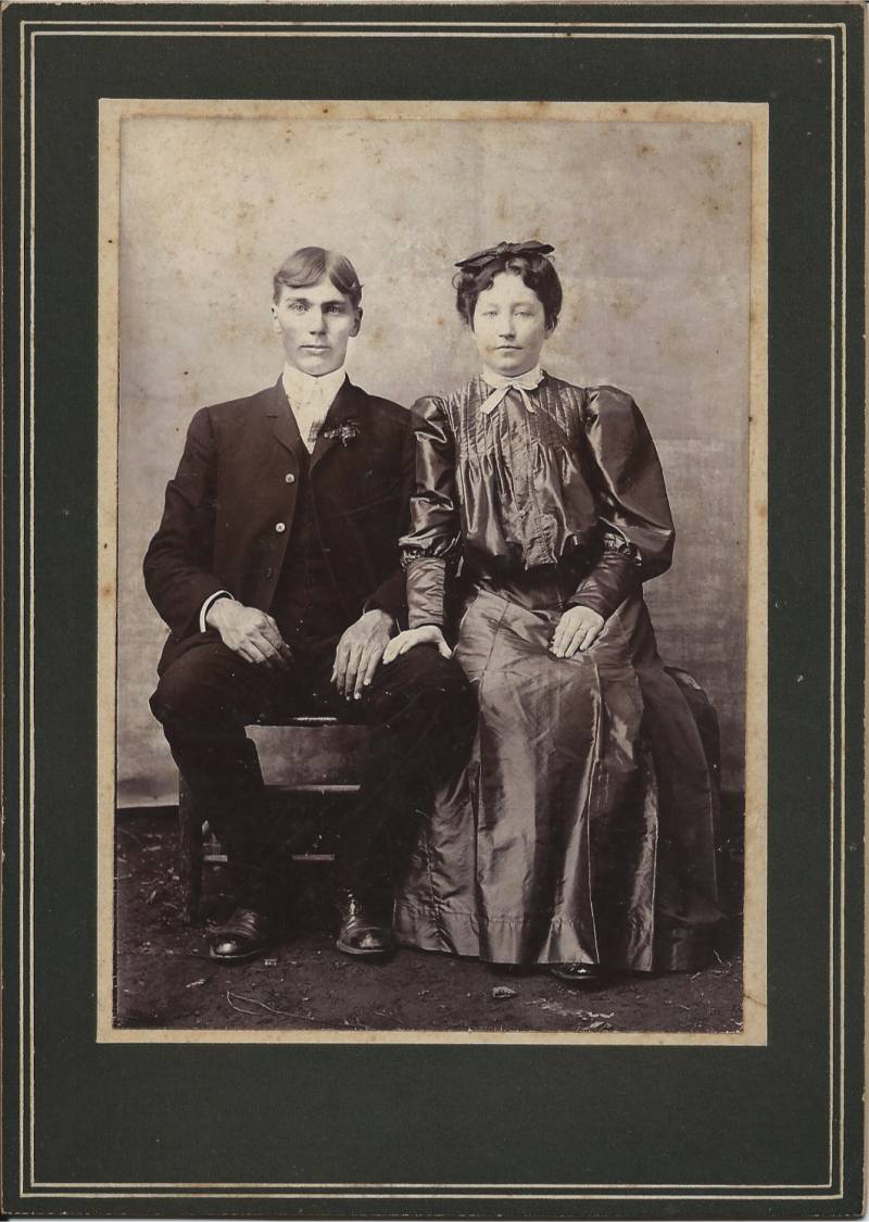 King Oran Randall, Sr. & Roberta "Bert" Tyler. Circa 1906.